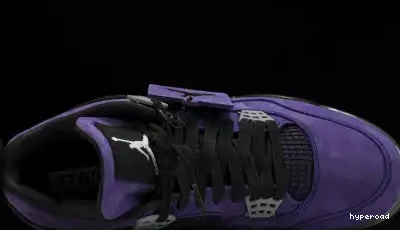 Hyperoad Travis Scott Air Retro 4 Jordan Purple x 0704